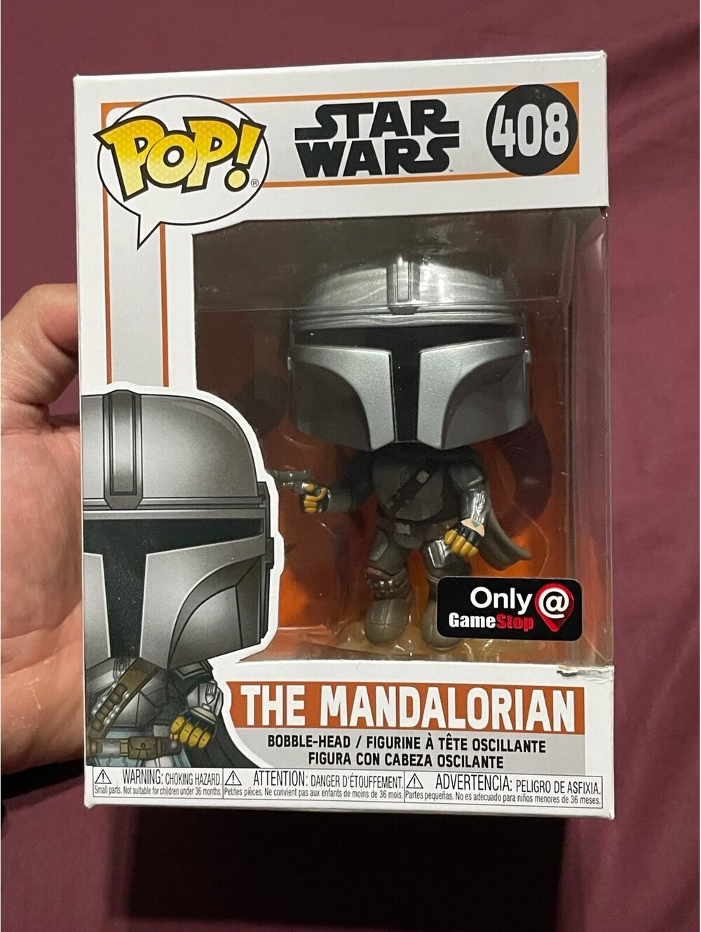 Funko Pop! Star Wars The Mandalorian #408 Gamestop Exclusive Vaulted